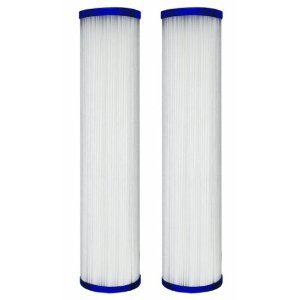 2-pack pleated cellulose filter cartridges, 20 x 4-1/2 inches, compatible with S1-20BB
