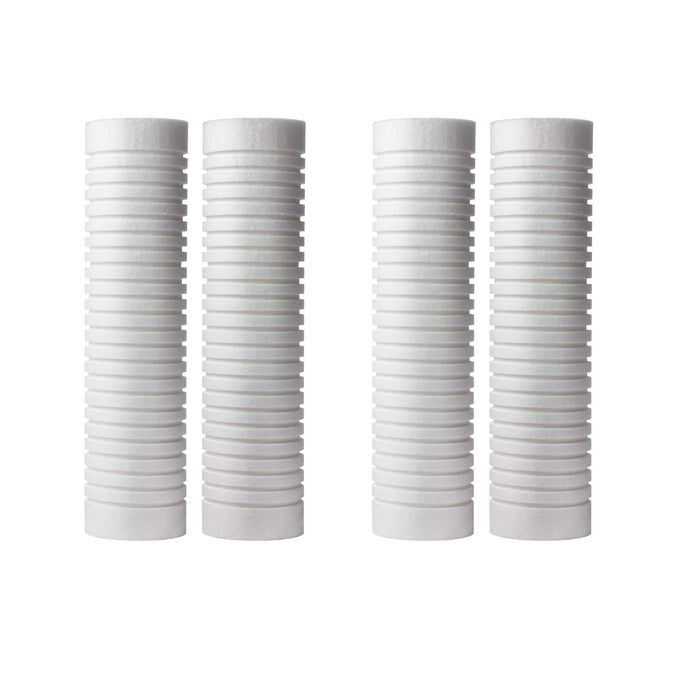 CFS – Grooved Water Filter Cartridges Compatible with AP110-NP Models – Whole House Replacement Water Filter Cartridge – 5 Micron – White
