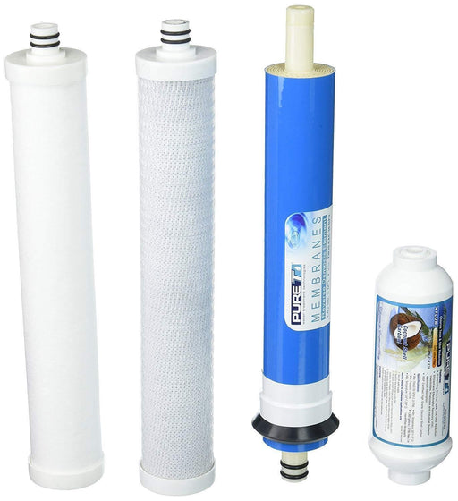 Reverse osmosis filter set with membrane, 3/8 inch inline, compatible with AC-30