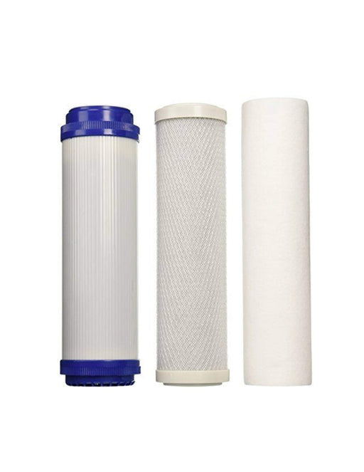 3-pack universal reverse osmosis replacement filter set, compatible with sediment, GAC and CTO cartridge models