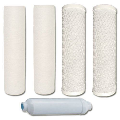 Replacement filter kit for Watts 5-PK-4SV Premier 4-stage reverse osmosis system, 1-year supply