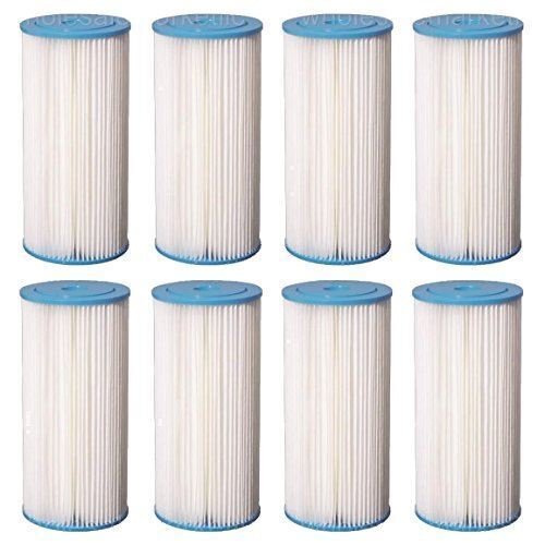 Compatible with OmniFilter RS6 30 Micron Whole House Pleated Sediment Filter, 8 Pack