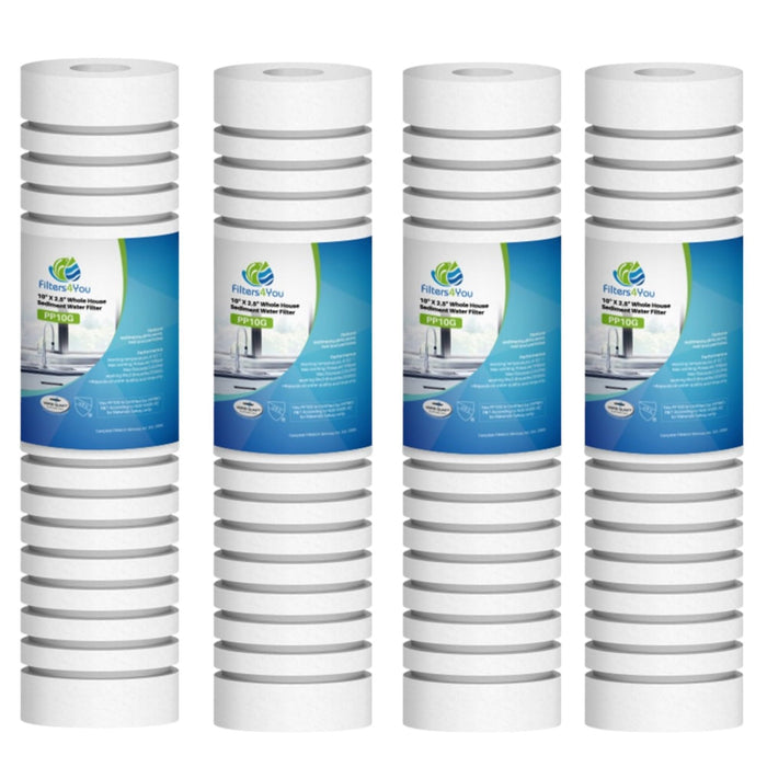 CFS – Grooved Water Filter Cartridges Compatible with AP110-NP Models – Whole House Replacement Water Filter Cartridge – 5 Micron – White