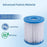 Filters4you- F4Y- PLF-INTH Pool Filter Replacement for 28111, 28111CA, 28111EH, 28121, 28121EH, 28125EH, 28201, 28201EH, 28601EG, 28701EH, for Filter Pumps 28601/28602 Filter Cartridges