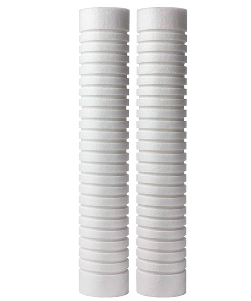 Grooved water filter cartridge, 5 micron, 20 inches, compatible with The Heater Treater whole house hot water systems