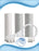 Carbon block bi-annual filter kit, compatible with 560067