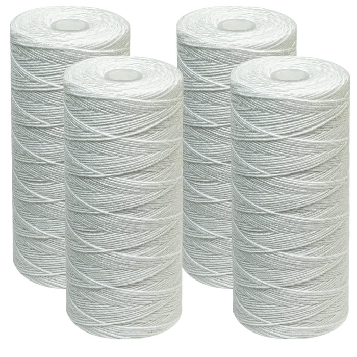 CFS – Polypropylene String Wound Water Filter Cartridges Compatible with Sediment Filter, Heavy Duty Well Water Filter Models – Whole House Replacement Filter Cartridge – 5 Micron