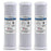 CFS Coconut Shell Carbon Block Water Filters 3-Pack – 2.5" x 10" – 5 Micron – Reduces Chlorine Taste & Odor – Fits HX-CB-25-1005