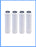 CFS Carbon RO Pre & Post Filter Set – 4 Pack – 2.5" x 10" – Fits RB-CBC-1001, GE FX12P