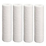 4-pack deluxe sediment water filter cartridges, 5 micron, 9-7/8 x 2-3/4 inches, compatible with Hydro Cure 10-inch models