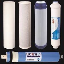 Reverse osmosis filter replacement set with 100 GPD membrane, compatible with Purenex RO systems