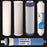Reverse osmosis filter replacement set with 100 GPD membrane, compatible with Purenex RO systems