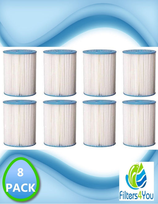 8-pack whole house pleated sediment filters, 30 micron, compatible with OmniFilter RS6