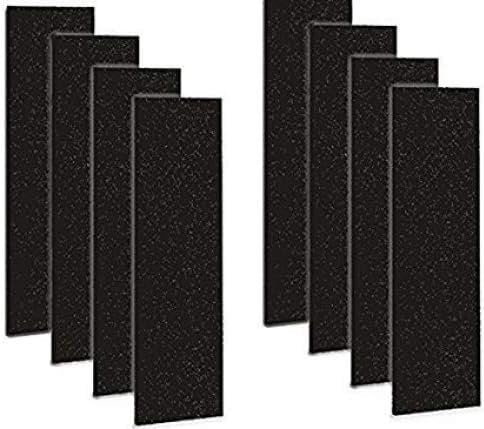 CFS – Carbon Activated Pre-Filter Compatible with FLT4825 HEPA Filter, AC4800 Series, Filter B Models – Fresh & Filtered Air for Indoor – Charcoal Air Filter Sheet – 4.8"x15.75" – Black