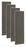 Activated carbon pre-filter sheet, 4.8 x 15.75 inches, black, compatible with FLT4825 HEPA and AC4800 series air filters