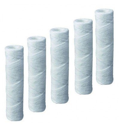 5-pack taste and odor filter cartridges, 5 micron, 9.75 inches, compatible with Campbell 1C9-12 models