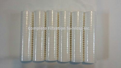 6-pack sediment filter cartridges, 5 micron, compatible with Aqua-Pure AP110 SGC-25-1005