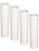 4-pack sediment water filter cartridges, 1 micron, 10 inches, white
