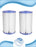 CFS American Plumber W50PEHD Compatible Pleated Polyester Water Filter – 2-Pack (10" x 4.5")