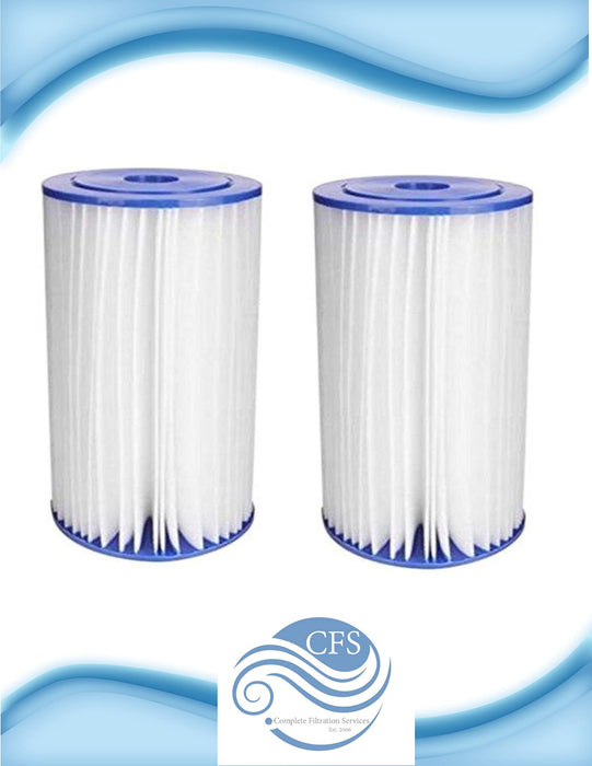CFS American Plumber W50PEHD Compatible Pleated Polyester Water Filter – 2-Pack (10" x 4.5")