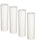 4-pack whole house replacement sediment filter cartridges, compatible with PS1-10C models, white