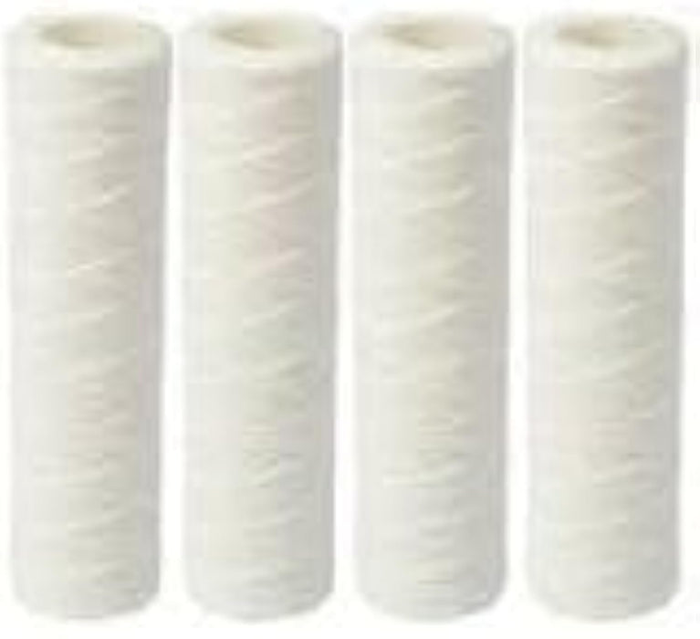 CFS String Wound Sediment Filter Cartridges – 4 Pack – 5 Micron – 9.75" x 2.5"