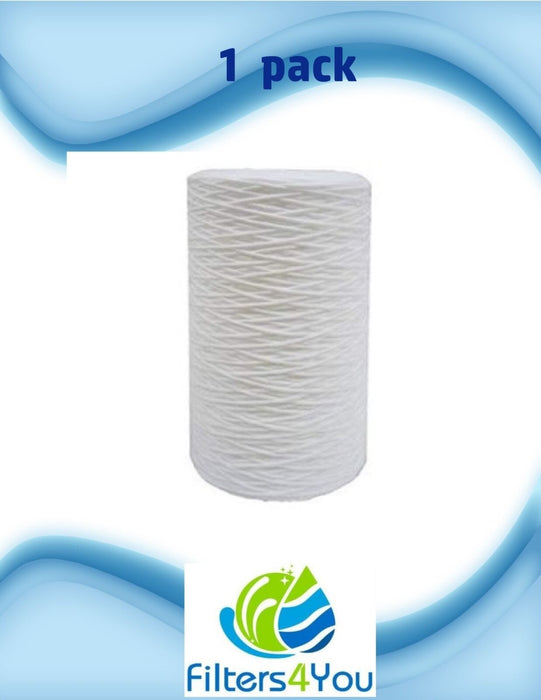 Whole house string-wound sediment filter, 5 micron, 10 x 4.5 inches, compatible with Hydronix SWC-45-1005