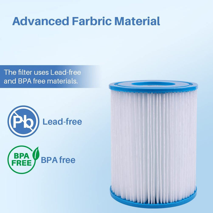Filters4you- F4Y- PLF-BVII Pool Filter Replacement for Filter Pump, #58094 Filter Pumps Filter Cartridges, 1 Pack
