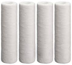4-pack sediment water filter cartridges, 5 micron, whole house, compatible with Ametek 155014-52 models