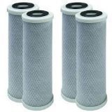 CFS – 4 Pack Carbon Block Water Filter Cartridge Compatible with Hydro Life 52418 C-2471 Models – Removes Bad Taste and Odor – Whole House Replacement Filter Cartridge – 1 Micron