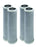 4-pack carbon block water filter cartridges, 10 inches, compatible with GE FXWTC and WFPFC8002/9001 models