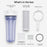 CFS Clear Filter Canister Kit – 2 Carbon Block Cartridges – Fits CC-10-CA, CCI-10-CLW