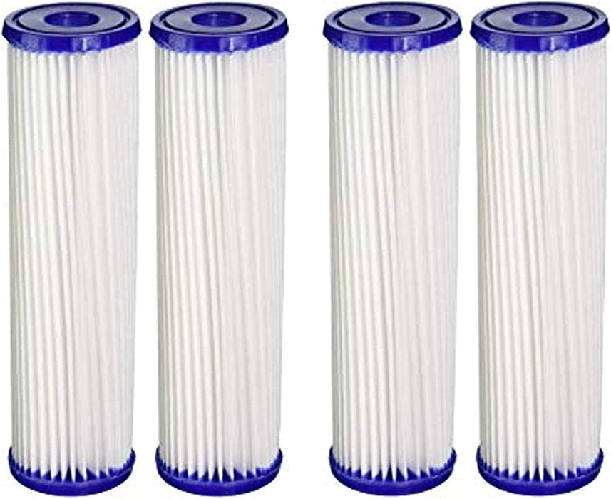 4-pack whole house water filter cartridges, compatible with EQ-PFC.35 models, white