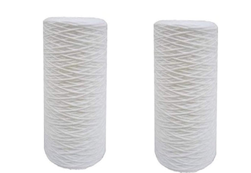 2-pack string-wound polypropylene water filter cartridges, 0.5 micron, 10 x 4.5 inches, compatible with WP.5BB97P models