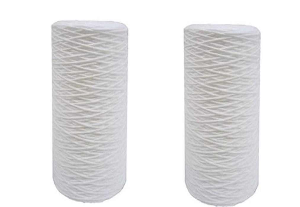 2-pack string-wound polypropylene water filter cartridges, 0.5 micron, 10 x 4.5 inches, compatible with WP.5BB97P models