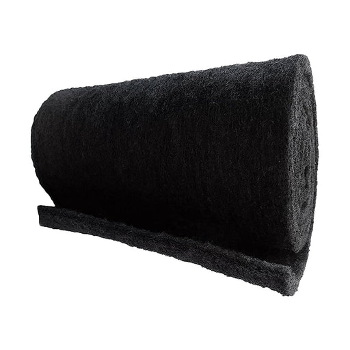 Cut-to-fit carbon-infused filter pad media for aquarium fish tanks and ponds