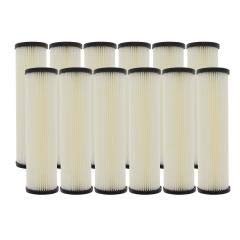 12-pack whole house standard water filter cartridges, compatible with S1A models