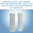 CFS – Replacement Water Filter Kit Includes Sediment & Carbon Cartridge Compatible with 10" Reverse Osmosis and Under Sink Systems Models – Removes Bad Taste & Odor – 1 Micron