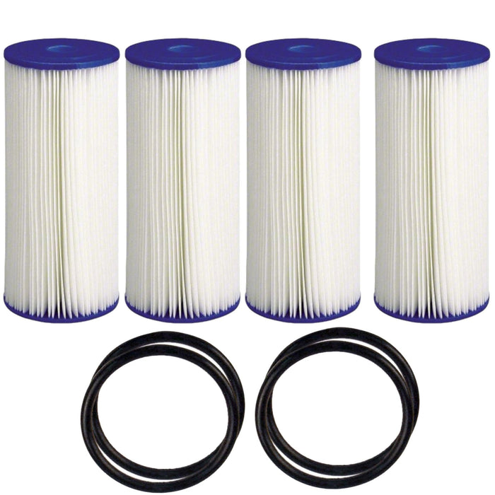 CFS – Pleated Water Filter Cartridges Compatible with FXHSC, R50-BBSA, R50-BB, WFHDC3001, W50PEHD, GXWH40L Models – Whole House Replacement Filter Cartridge