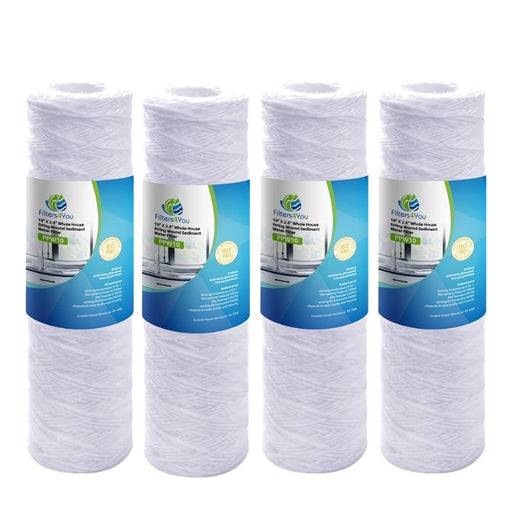 Smart Pack, Compatible with GE FXWSC Universal Whole House Sediment String Wound Water Filter Cartridge, 12-Pack