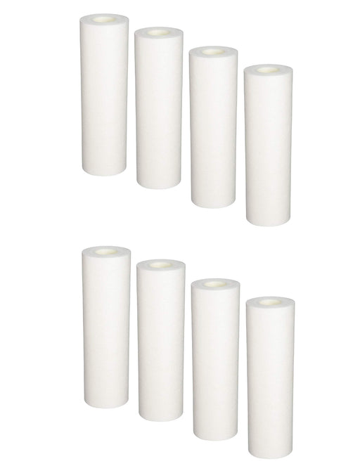 4-pack sediment water filter cartridges, 5 micron, compatible with Watts and Flow-Pro 5M-8PK models