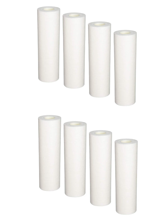 4-pack sediment water filter cartridges, 5 micron, compatible with Watts and Flow-Pro 5M-8PK models