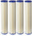 4-pack pleated cellulose-polyester filter cartridges, 5 micron, 20 x 4.5 inches, compatible with ECP5-20BB models