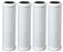 4-Pack Universal 10 Inch Carbon Block Filter Compatible for Whole House Filter Systems Replaces CBC-10, GE FXWTC, WFPFC8002 & WFPFC9001, D-10A & D-10, Whirlpool WHCF-WHWC