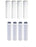 4-pack carbon block water filter cartridges compatible with WP2-BVC models