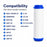 CFS GAC Water Filter – 2 Pack – Fits Hydro Life 52412, C-2063