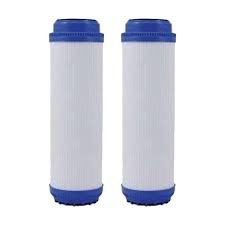 2-pack granular activated carbon water filter cartridges, 9.75 x 2.88 inches, compatible with CC-10 models