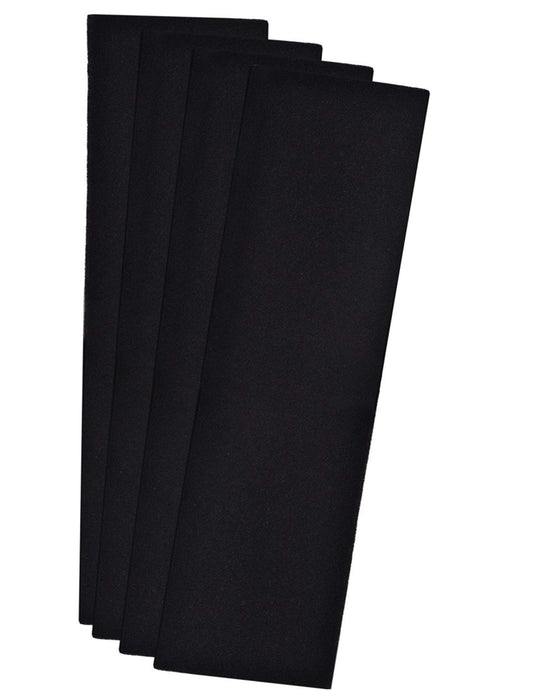 4-pack charcoal pre-filter sheets, black, compatible with IC-6022, AC4300, AC4900, AC4825, and AC4850 air purifier models