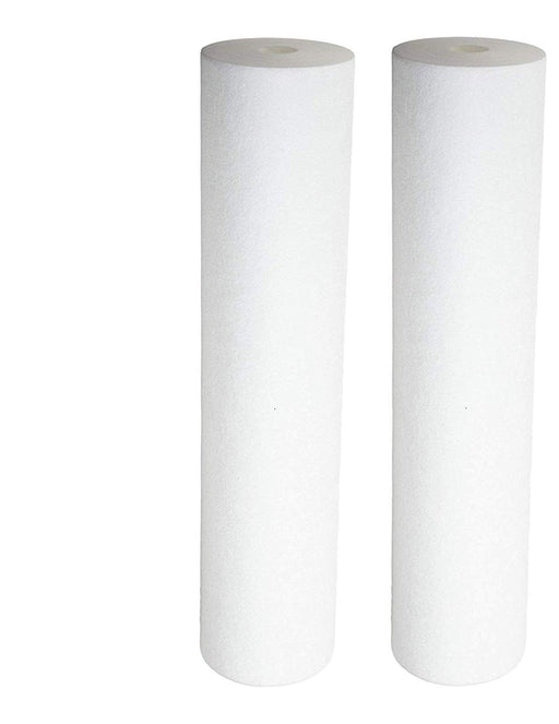 2-pack dual gradient density sediment filter cartridges, 25/1 micron, 20 x 4.5 inches, compatible with HMF2SDGB1 and HMF2SDGC models