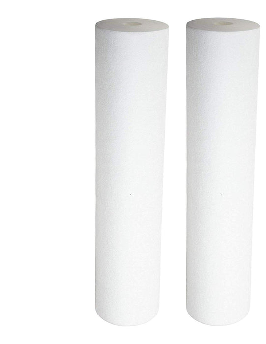 2-pack dual gradient density sediment filter cartridges, 25/1 micron, 20 x 4.5 inches, compatible with HMF2SDGB1 and HMF2SDGC models